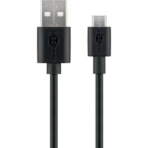 Goobay | Male | 4 pin USB Type A | Male | 5 pin Micro-USB Type B | 1 m
